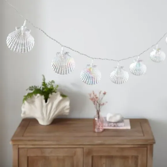 Shell String Lights - Multicolor, Battery Powered image