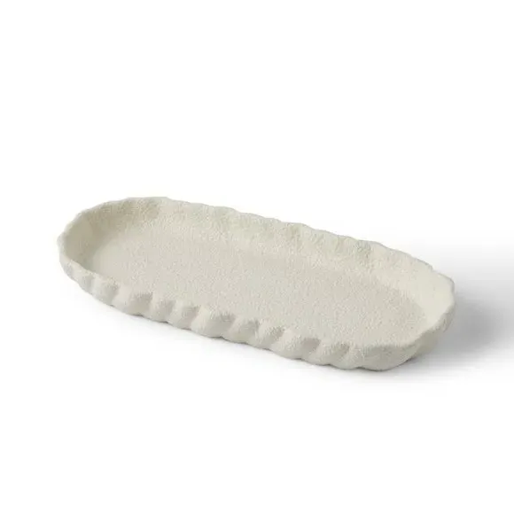 Shell Trinket Tray - Cream, Ceramic