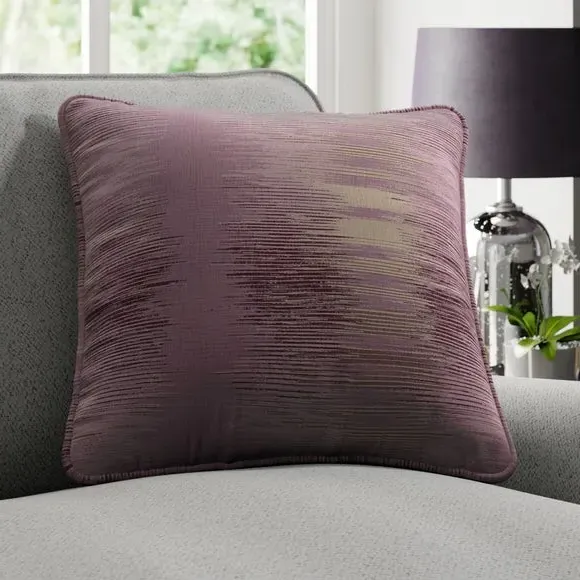 Shimmer Cushion Cover - Aubergine