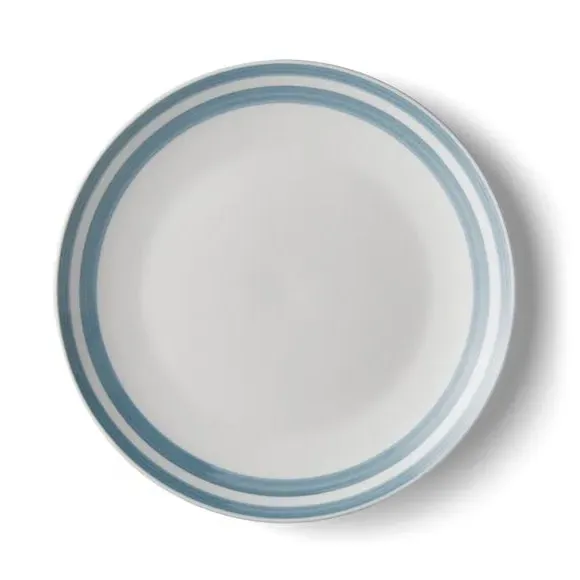 Side Plate Hand-Painted - Blue, Porcelain