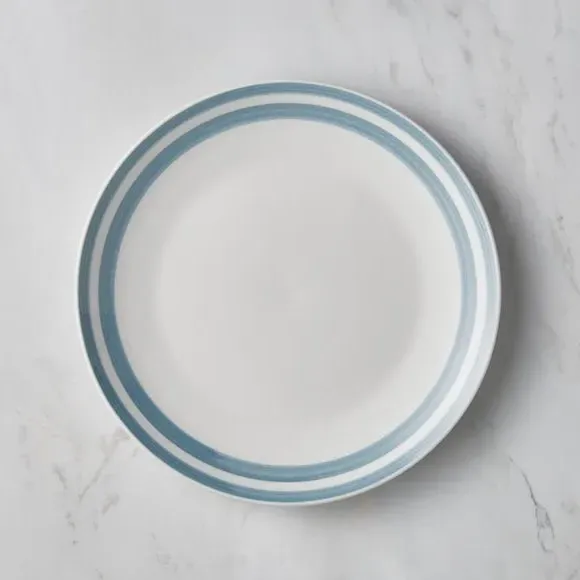 Side Plate Hand-Painted - Blue, Porcelain image