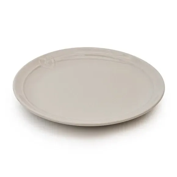 Side Plate with Heart Design - Grey, Stoneware