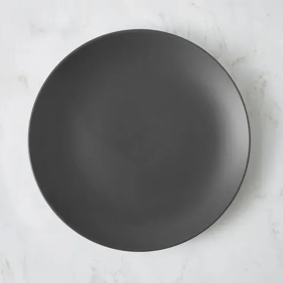 Side Plate with Matte Finish - Charcoal, Stoneware