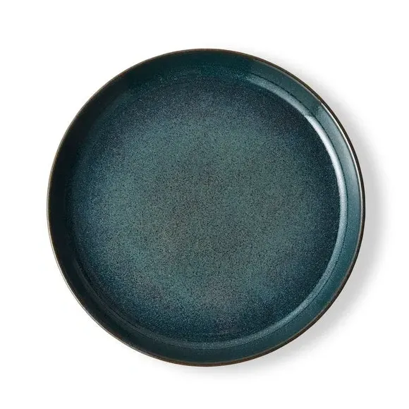 Side Plate with Reactive Glaze - Blue, Stoneware image