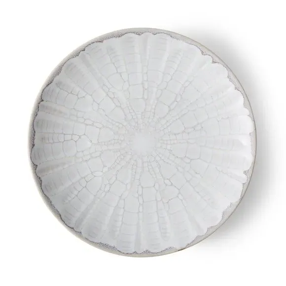 Side Plate with Reactive Glaze - Brown, Stoneware