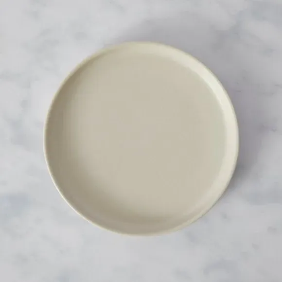 Side Plate with Reactive Glaze - Cream, Stoneware image