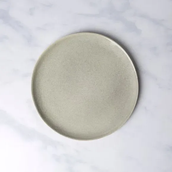 Side Plate with Reactive Glaze - Grey, Stoneware image
