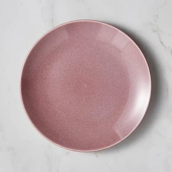 Side Plate with Reactive Glaze - Purple, Ceramic