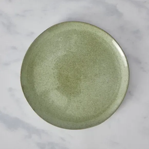 Side Plate with Reactive Glaze - Sage, Stoneware