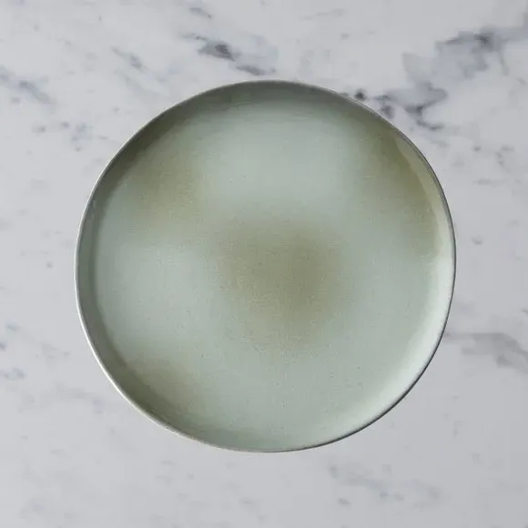 Side Plate with Reactive Glaze - Sage, Stoneware