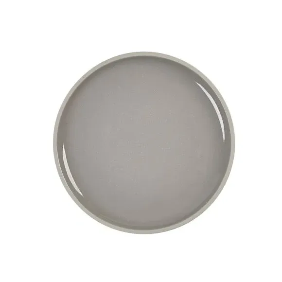Side Plate with Speckle Glaze - Grey, Stoneware