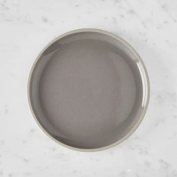 Side Plate with Speckle Glaze - Grey, Stoneware image