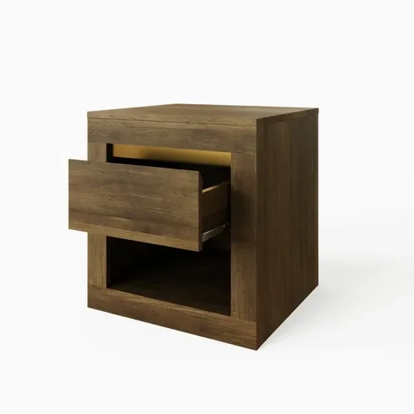 Side Table - Oak, Rubberwood