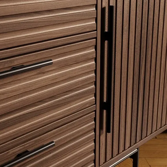 Sideboard with Storage - Walnut, Mango Wood