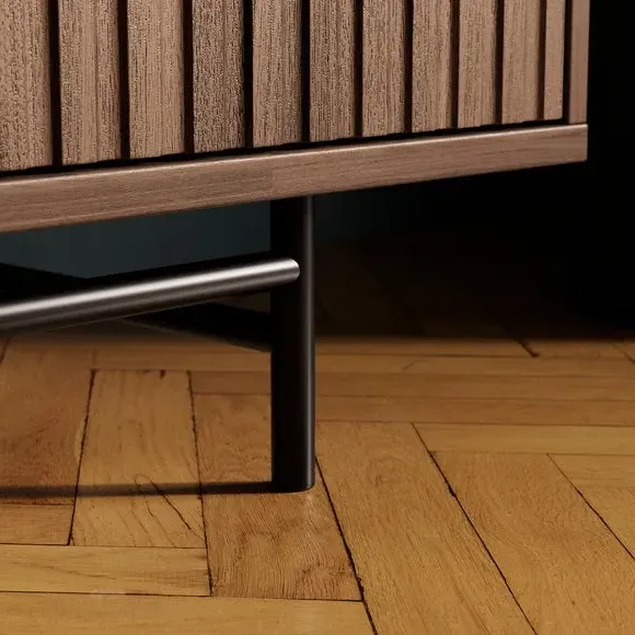 Sideboard with Storage - Walnut, Mango Wood