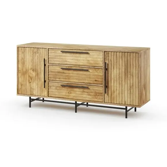 Sideboard with Storage - Wood, Mango Wood