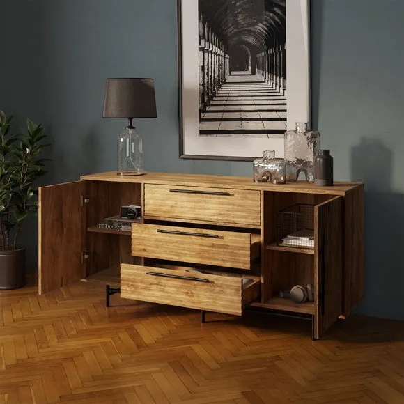 Sideboard with Storage - Wood, Mango Wood