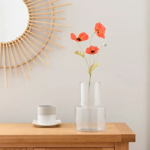 Single Artificial Poppy Stem - Red image