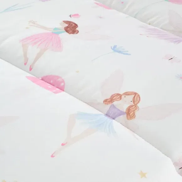 Single Coverless Duvet Set - Pink, Polyester