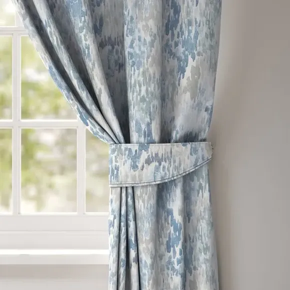 Single Curtain Tieback - Blue, Fabric