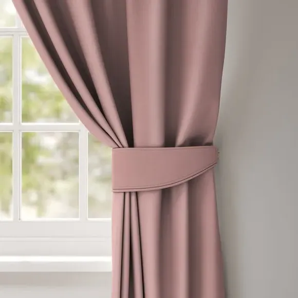Single Curtain Tieback - Blush, Fabric