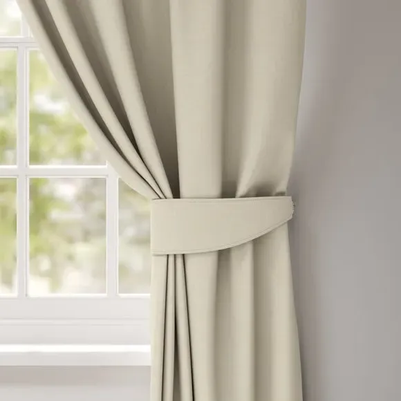 Single Curtain Tieback - Bone, Fabric image