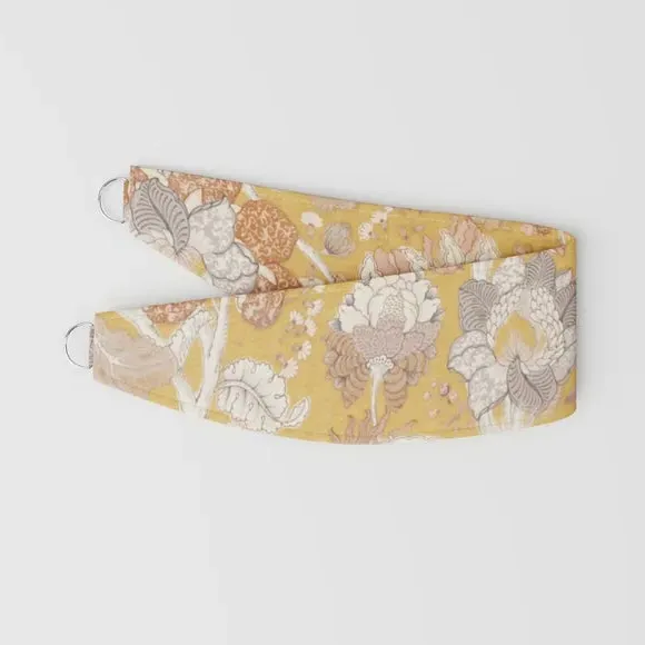 Single Curtain Tieback - Chartreuse, Fabric