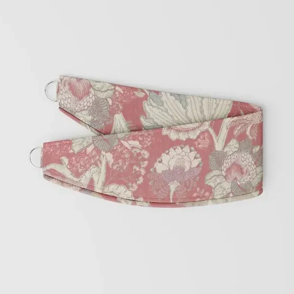Single Curtain Tieback - Cranberry, Fabric