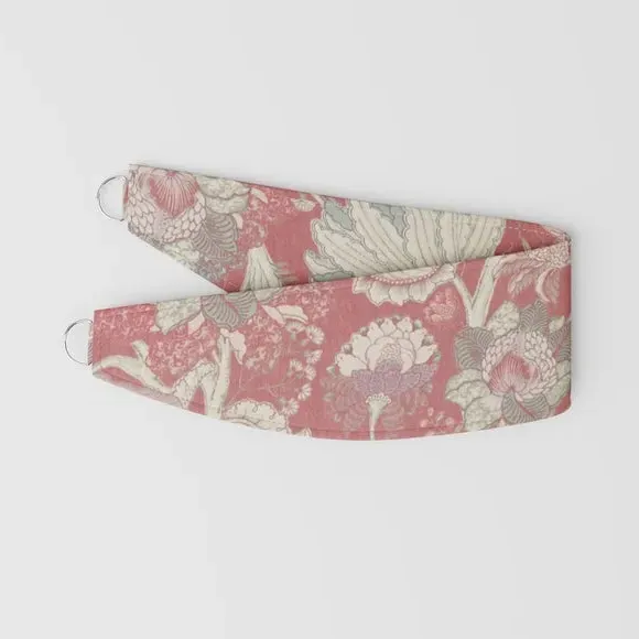 Single Curtain Tieback - Cranberry, Fabric