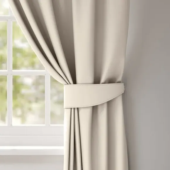 Single Curtain Tieback - Cream, Fabric