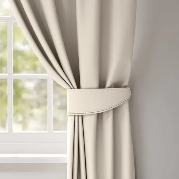Single Curtain Tieback - Cream, Fabric