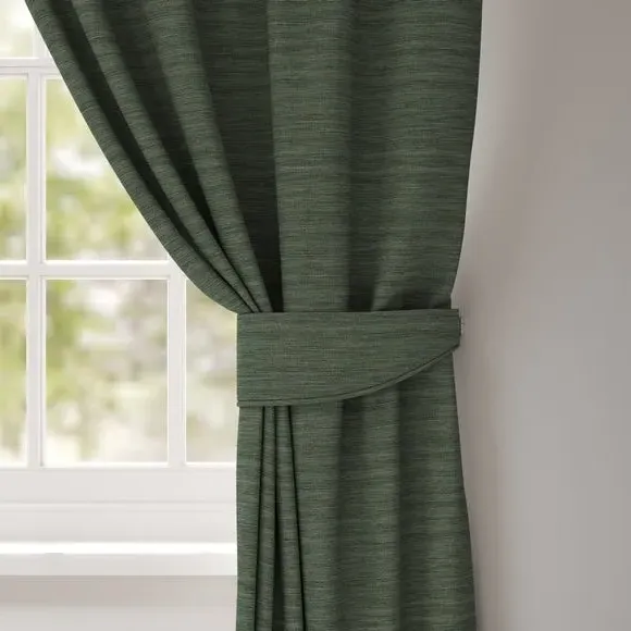 Single Curtain Tieback - Green, Recycled Polyester