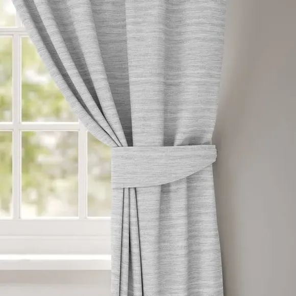 Single Curtain Tieback - Grey, Recycled Polyester