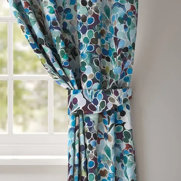 Single Curtain Tieback - Indigo, Fabric image