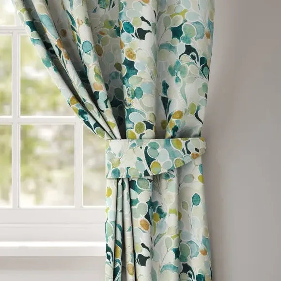 Single Curtain Tieback - Jade, Fabric