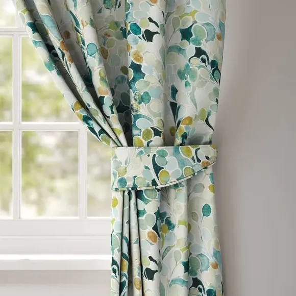 Single Curtain Tieback - Jade, Fabric