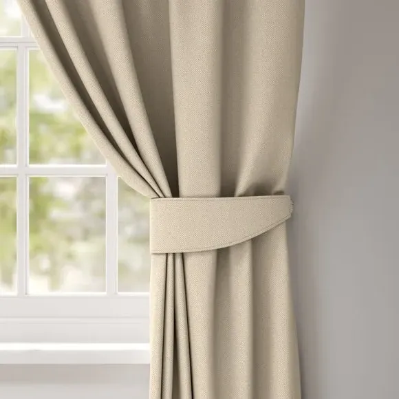 Single Curtain Tieback - Natural, Textured image
