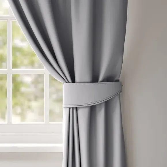Single Curtain Tieback - Pewter, Fabric