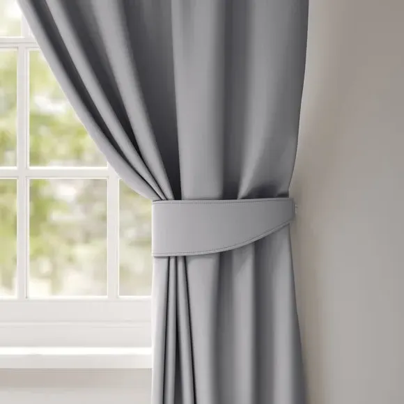 Single Curtain Tieback - Pewter, Fabric
