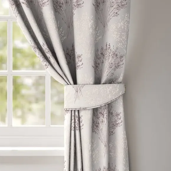 Single Curtain Tieback - Plum, Fabric