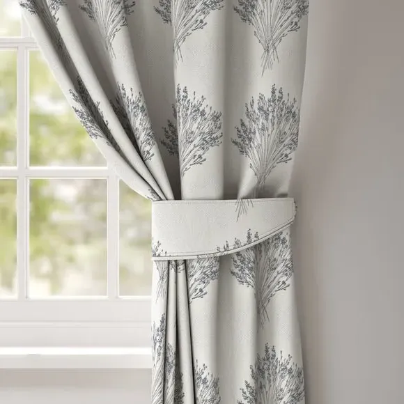 Single Curtain Tieback - Sky, Fabric