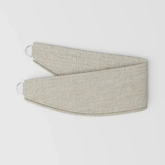 Single Curtain Tieback - Stone, Recycled Polyester