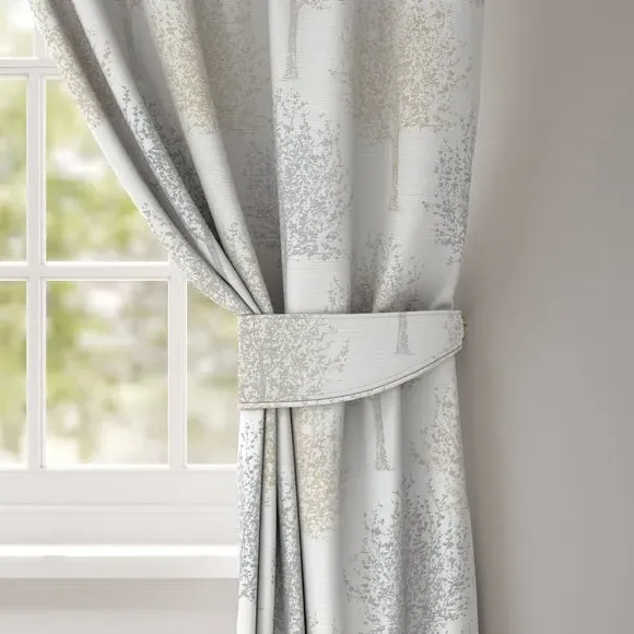 Single Curtain Tieback Tree Design - Dove