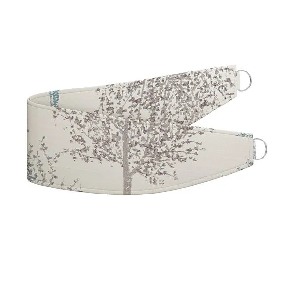 Single Curtain Tieback Tree Design - Teal