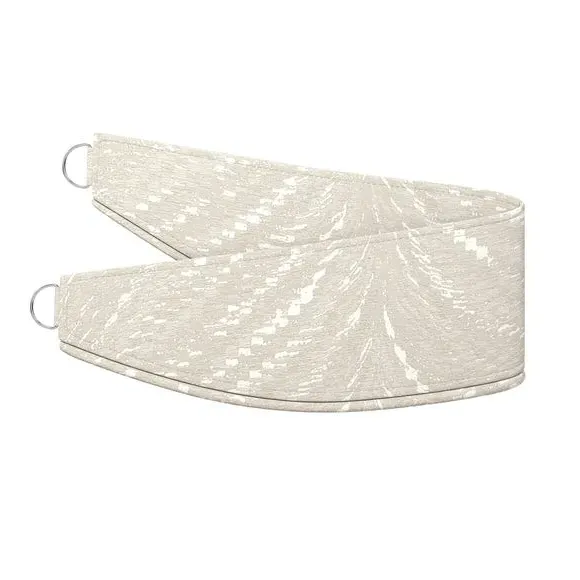 Single Curtain Tieback with Piped Edge - Natural