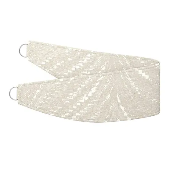 Single Curtain Tieback with Piped Edge - Natural
