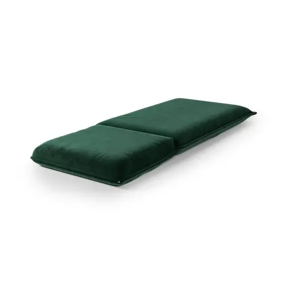 Single Foldable Sofa Bed - Green, Velvet