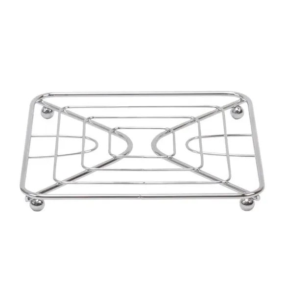 Single Pan Trivet - Silver, Steel image