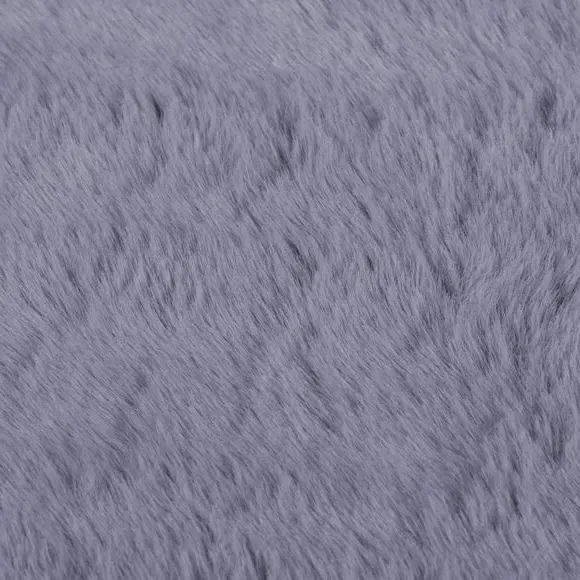 Single Pelt Faux Fur Rug - Lilac, Polyester