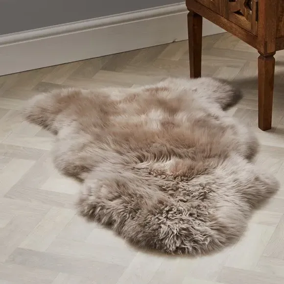 Single Sheepskin Rug - Mink, 100% Sheepskin image